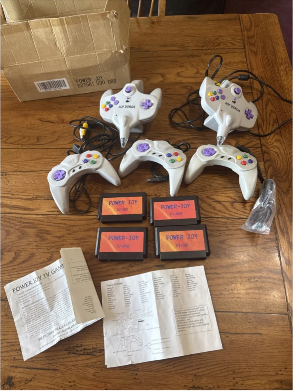 Power Joy Classic TV Game Limited Edition 84 Extra Games Plug N’ Play Works! VTG